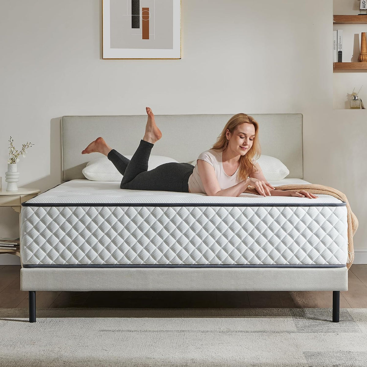 Double Mattress,Hybrid Mattress,7-Zone Springs,135X190X25Cm