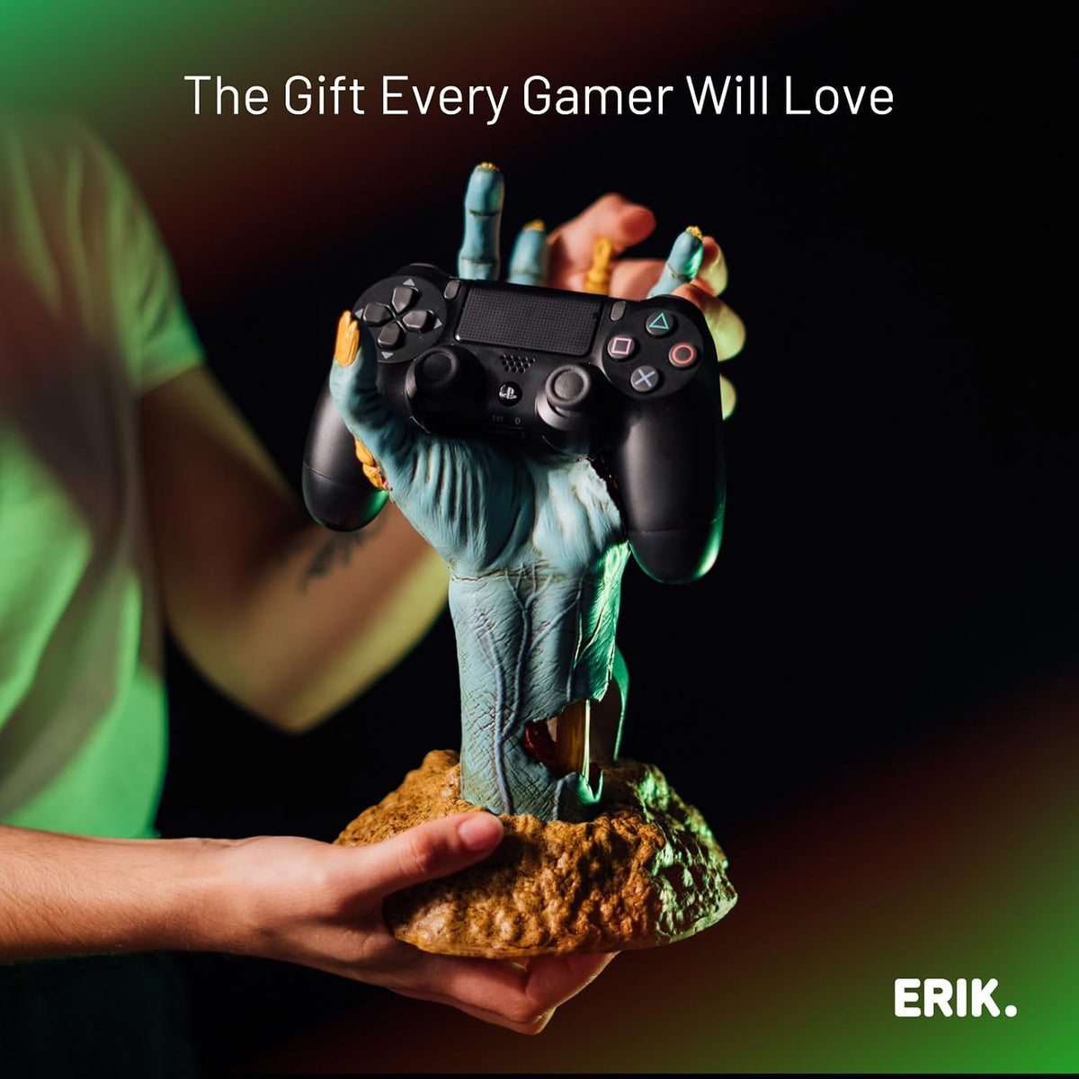 Gaming Controller Holder & Headphone Stand - Zombie Hand