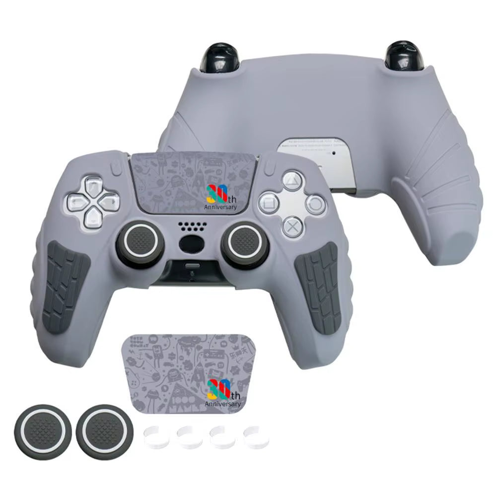 Limited Edition PS5 Controller Silicone Cover 30Th Anniversary with Touch Screen Sticker Playstation5 Controller Shell Accessory