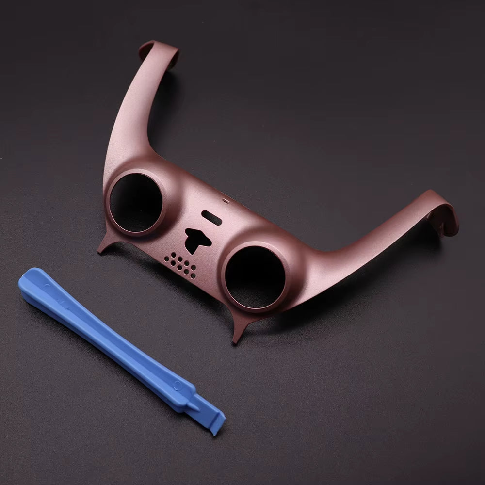 For PS5 V1 V2 V3 Gamepad Handle Shell Cover Camouflage/Clear Matte Controller Joystick Handle Decoration Strip with Pry Bar