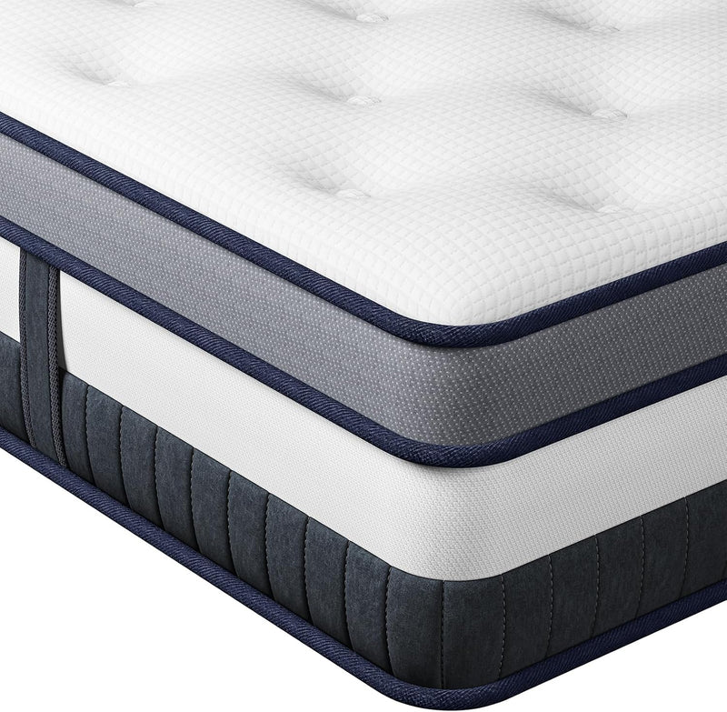 European Double Mattress 140X200Cm Pocket Sprung Medium Mattress