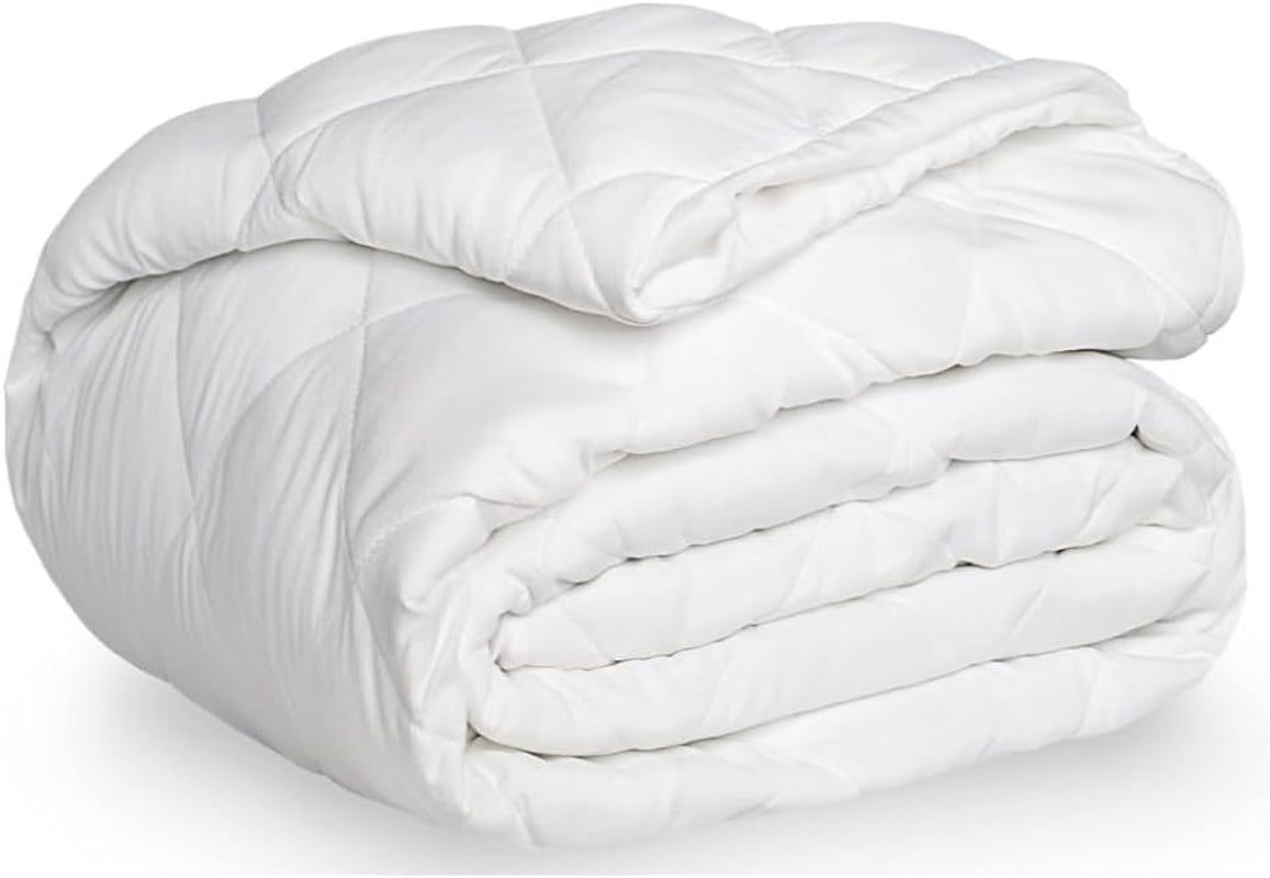 Quilted Waterproof Mattress Protector Double with Extra Deep Fitted Sheet Protects against anti Allergy Perfect Breathable Mattress Bed Protectors & Toppers Pad Cover (137 X 190 + 40Cm)