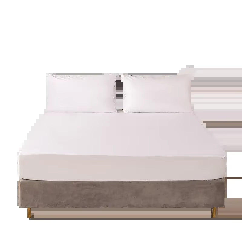 Waterproof Mattress Protector, Breathable Noiseless Mattress Topper, Bed Smooth Jersey Mattress Cover Fully Fitted Sheet