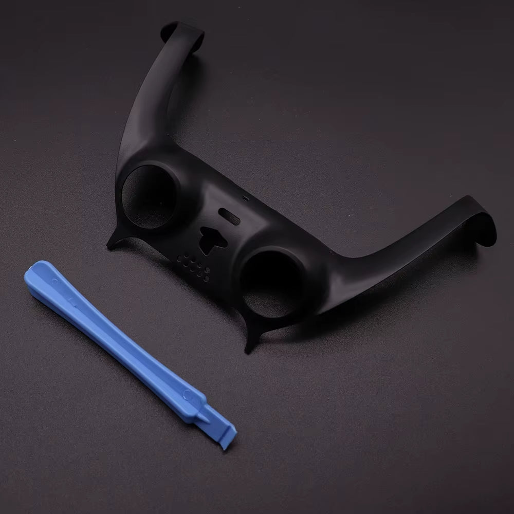 For PS5 V1 V2 V3 Gamepad Handle Shell Cover Camouflage/Clear Matte Controller Joystick Handle Decoration Strip with Pry Bar