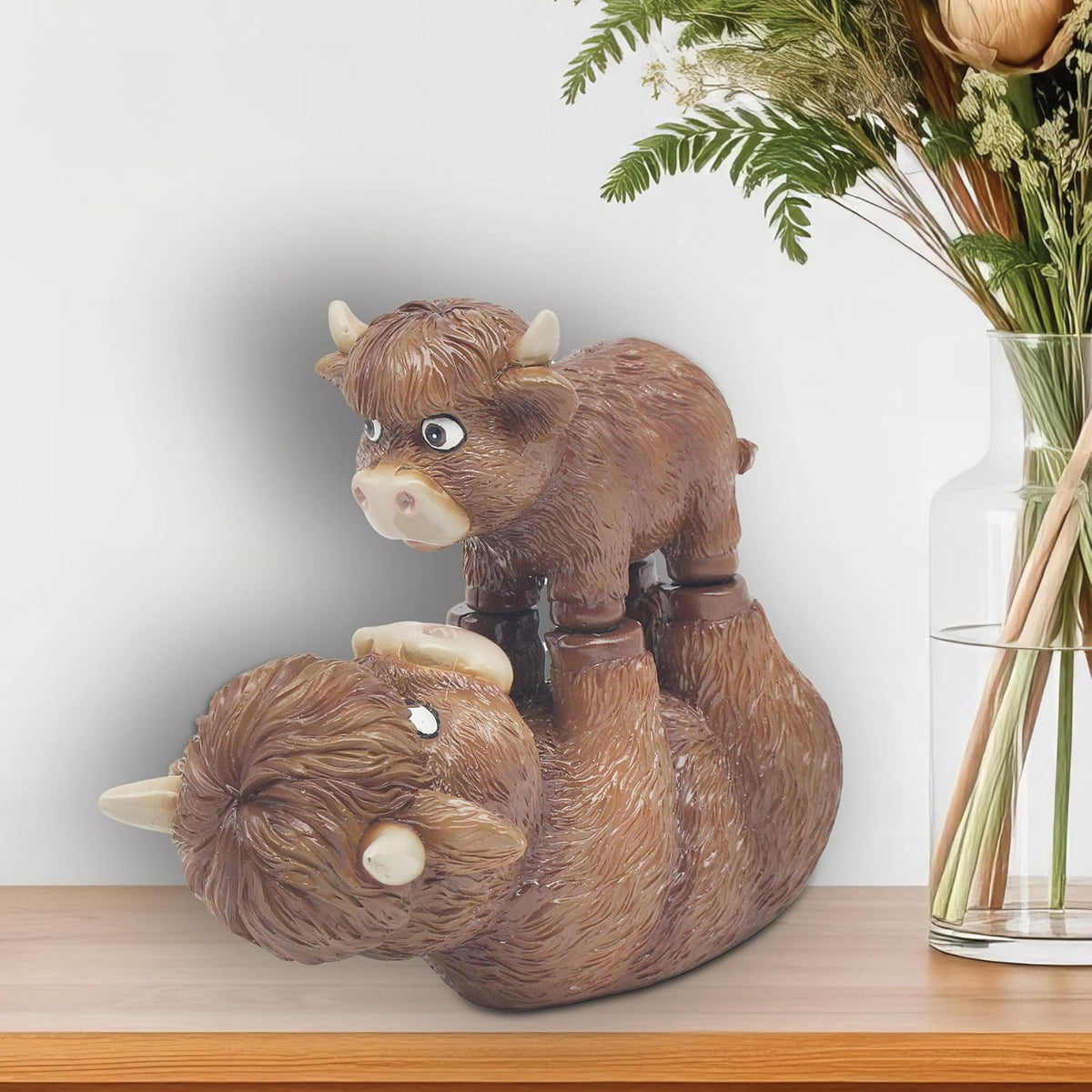 Lesser & Pavey Hamish Highland Cow Decor Figurine 12Cm