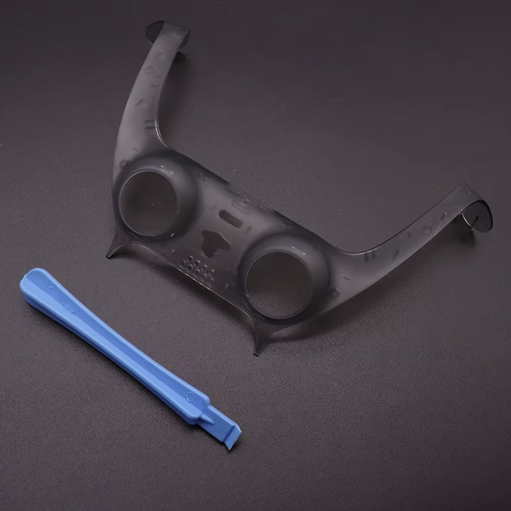 For PS5 V1 V2 V3 Gamepad Handle Shell Cover Camouflage/Clear Matte Controller Joystick Handle Decoration Strip with Pry Bar