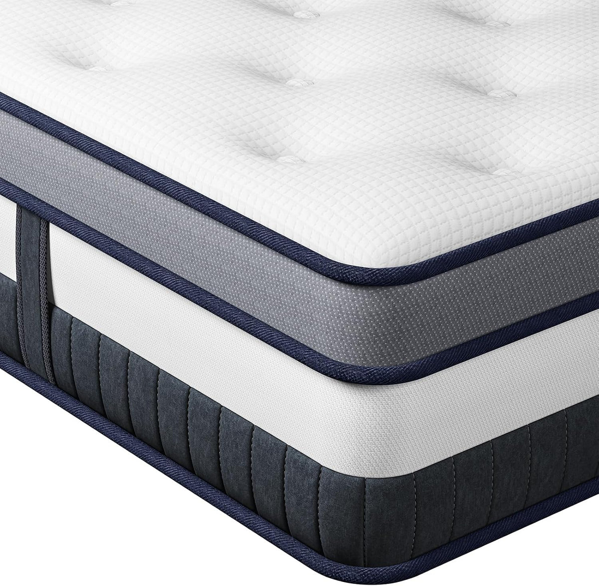 European Sinle Mattress 90X200Cm Pocket Sprung Medium Mattress